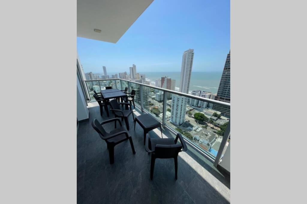 Infinitum Bocagrande-Piso 26-Apartamento Nuevo Kartagena Zewnętrze zdjęcie